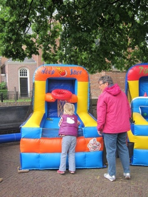 Basketbalspel opblaasbaar